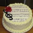 Music Birthday cake